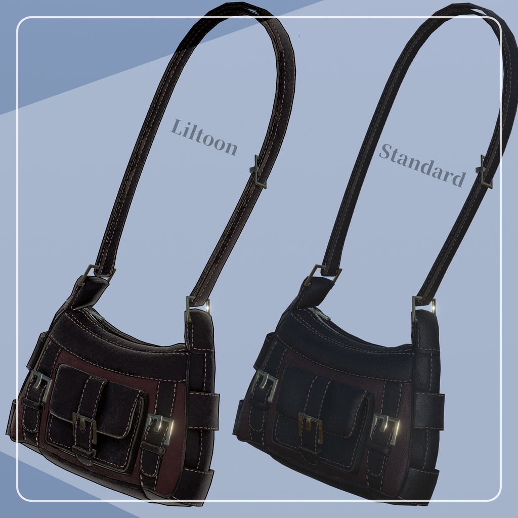 【3Dモデル】パンクバッグ『Y2K Punk Bag』ver.1.0