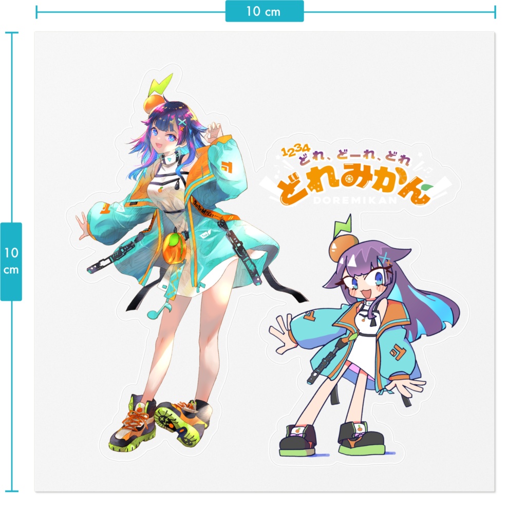 新衣装クリアステッカー