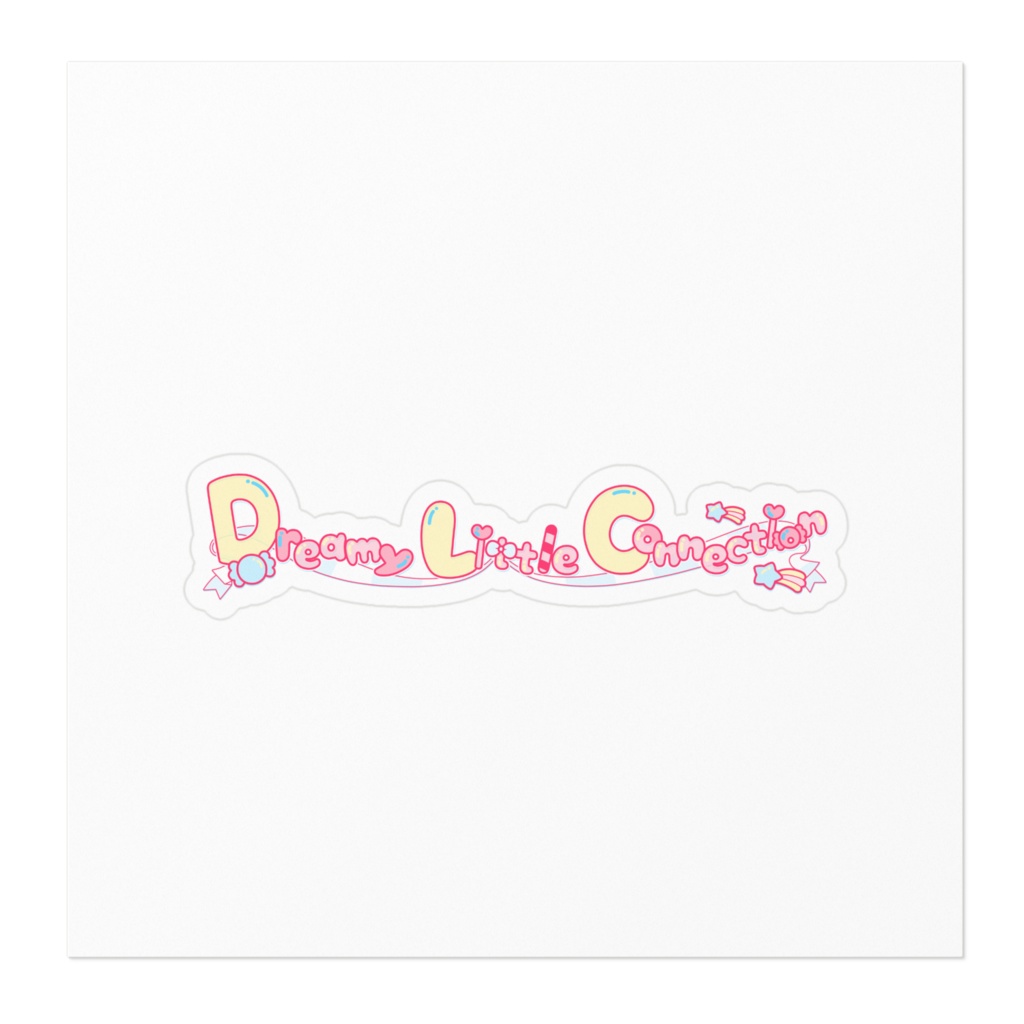 「DreamyLittleConnection」ロゴステッカー