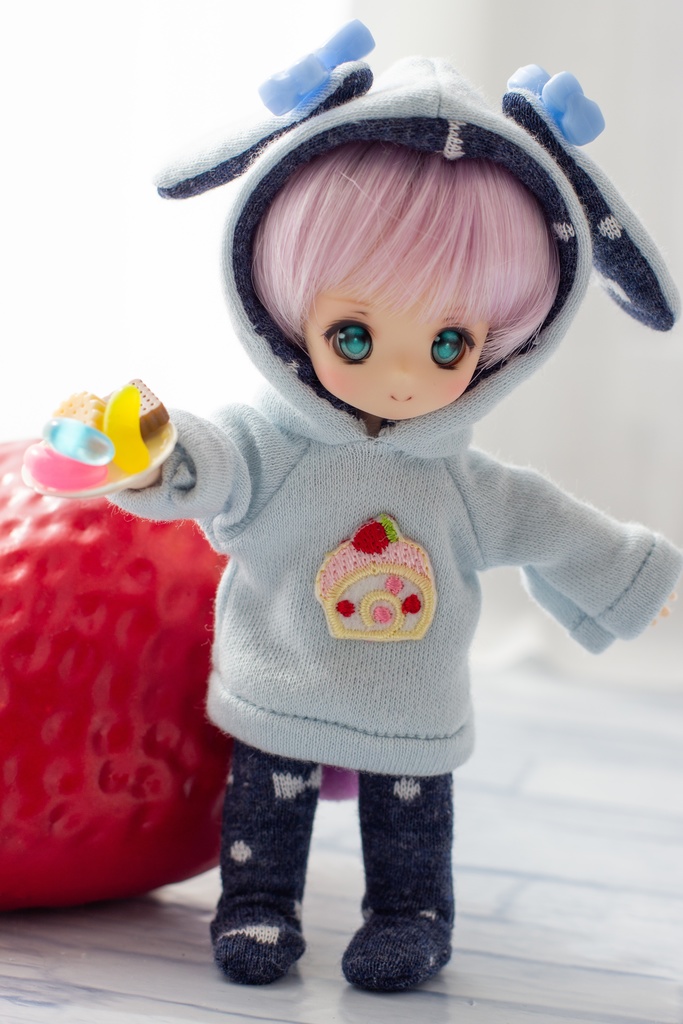 くいしんぼうさぎさんのパーカー