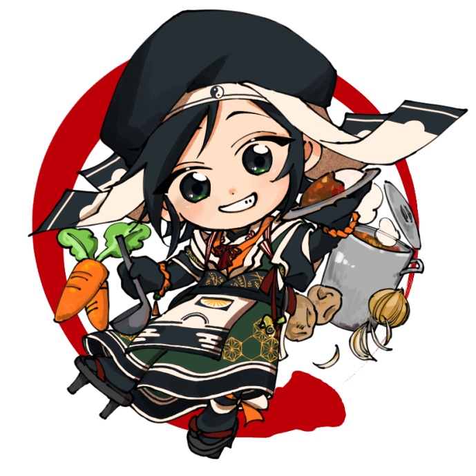 【虹の降る海】カラーアクキー ダイコク