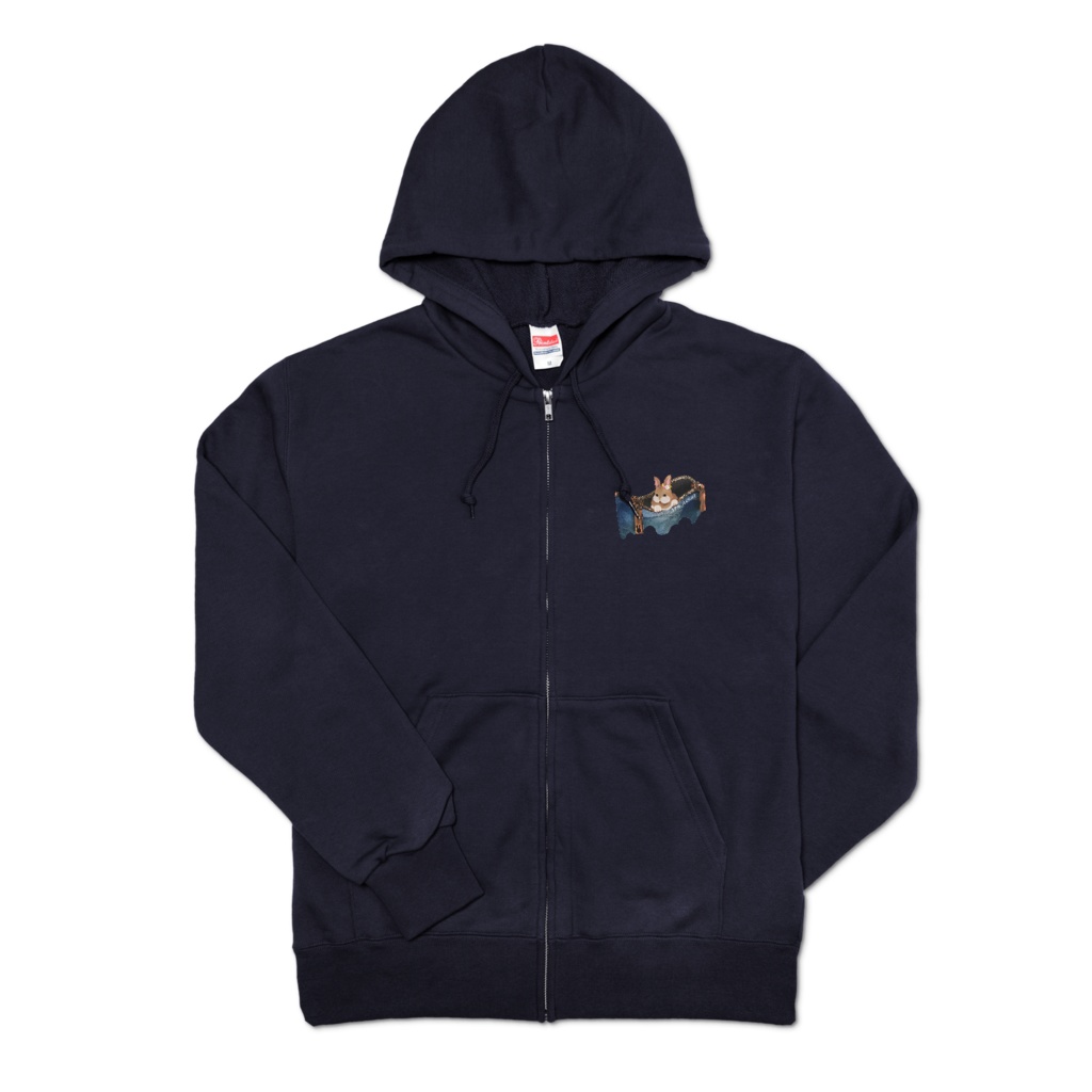 【ぴょこ🐰】ジップパーカー【全5色】