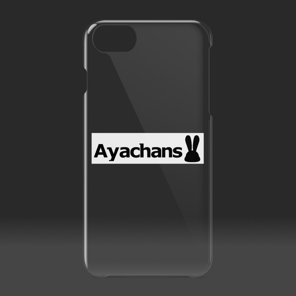 【iPhoneケース】ロゴ(WHITE)