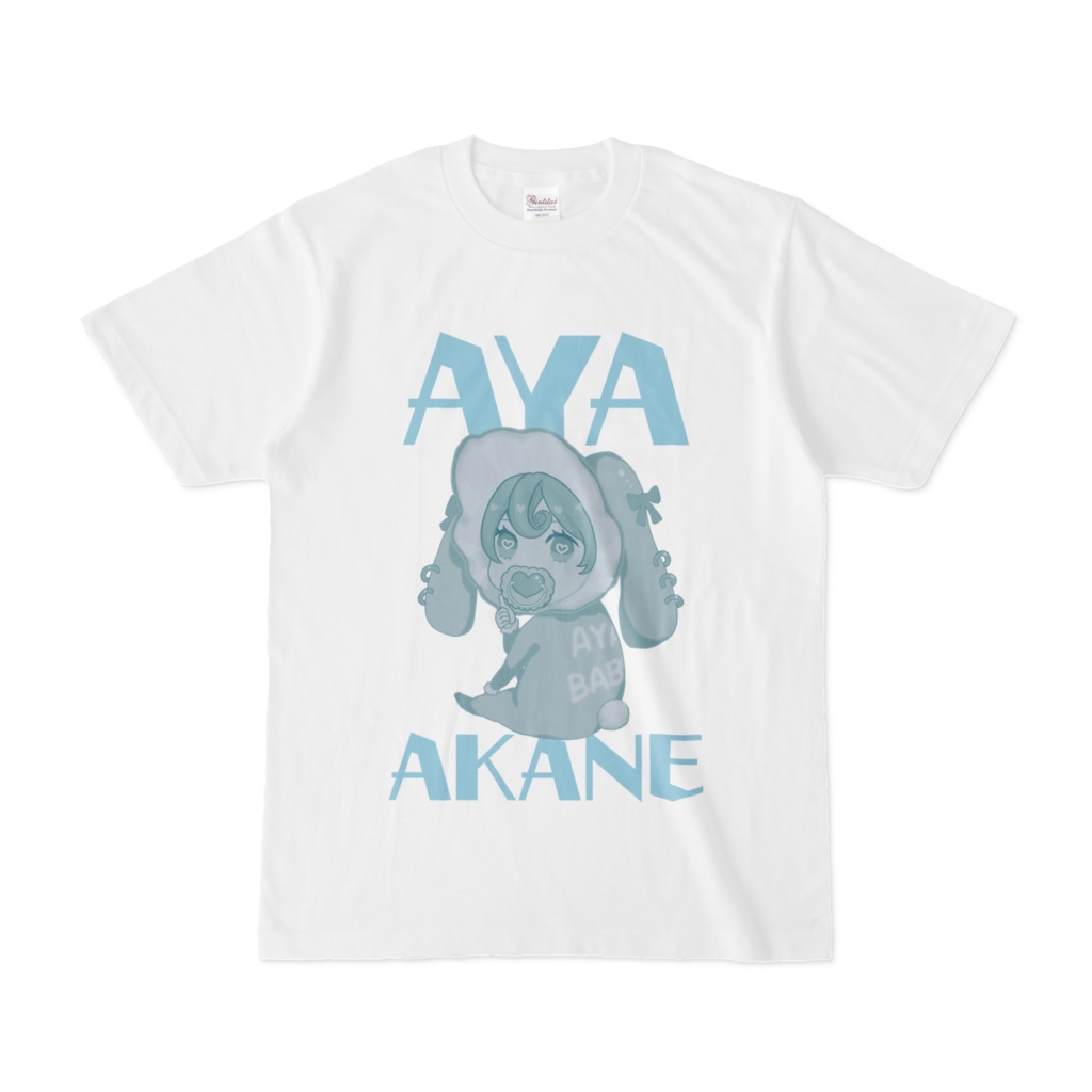 【あやばぶ🍼】パステルTシャツ（BLUE）