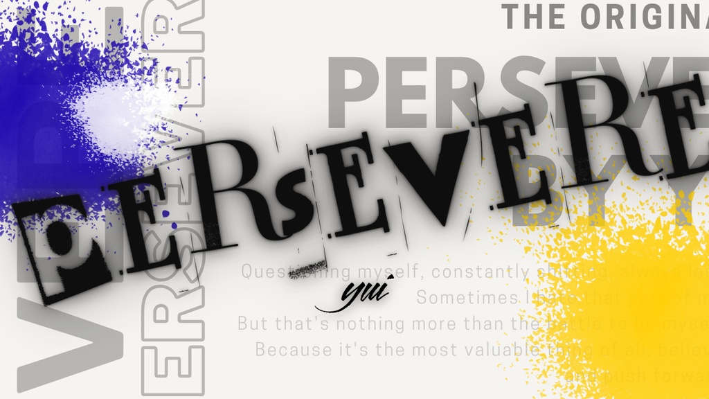 【BGM】Persevere