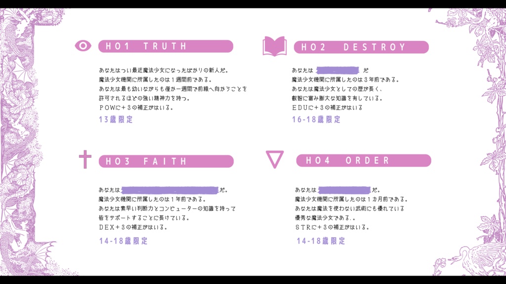 少女戦線ラグナロク|CoC6|概要置場