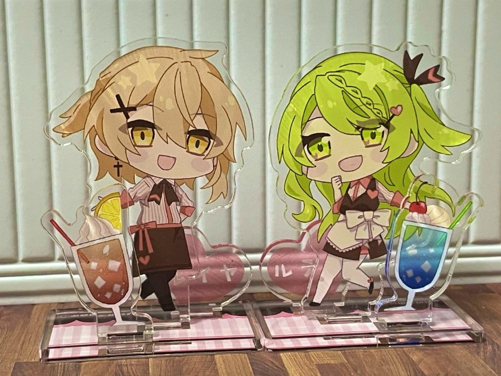 コラボカフェ風アクリルジオラマ