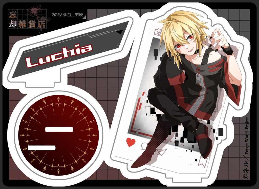 フレーム付きアクリルスタンド-ルチア