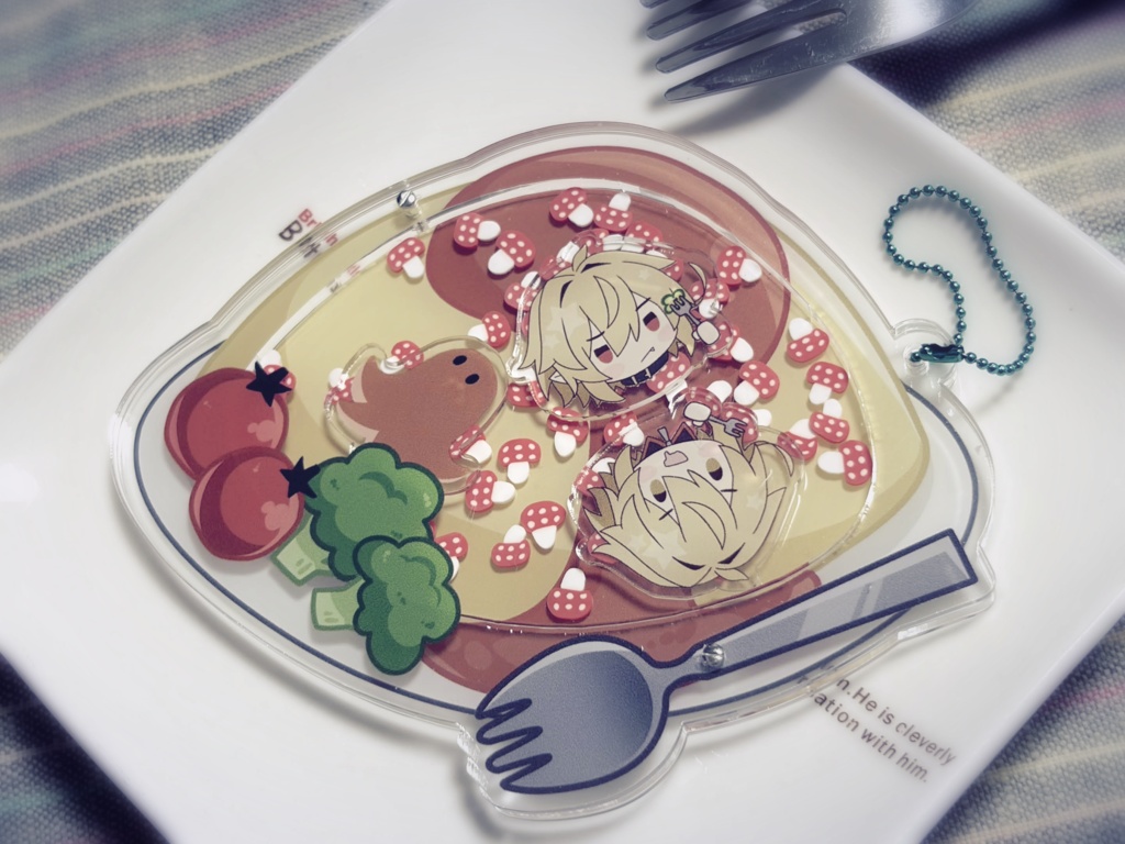 オムライス型シャカシャカアクキー