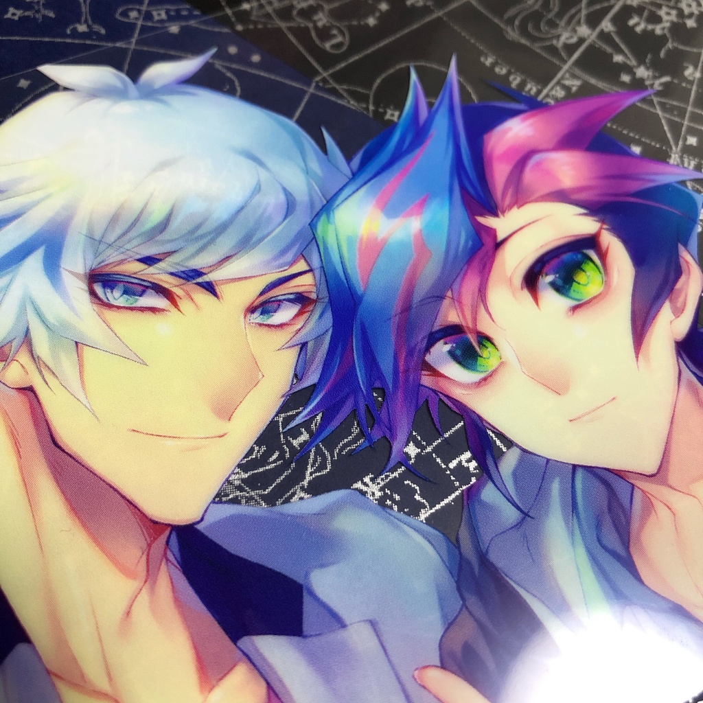 自撮り風クリアポストカードセット