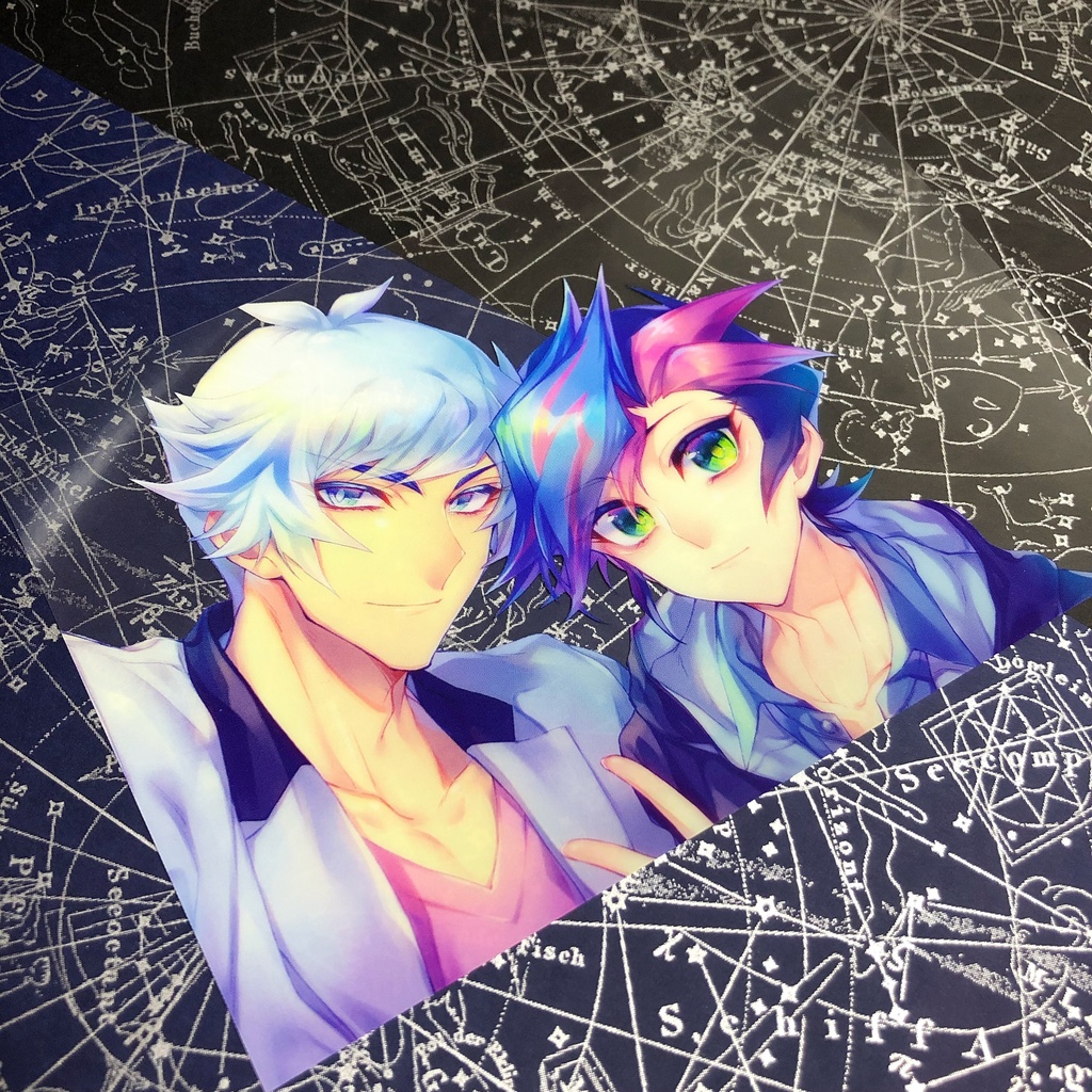 自撮り風クリアポストカードセット