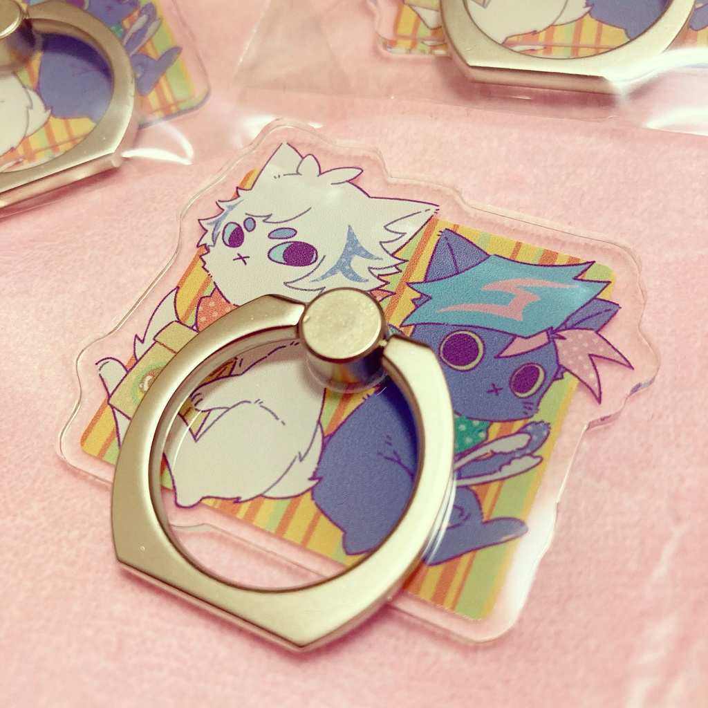 運囚ねこスマホリング