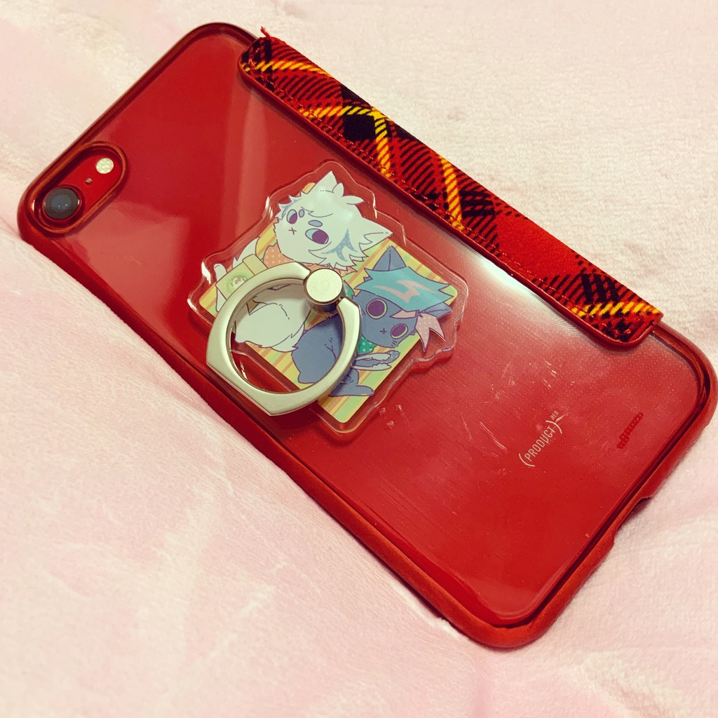 運囚ねこスマホリング