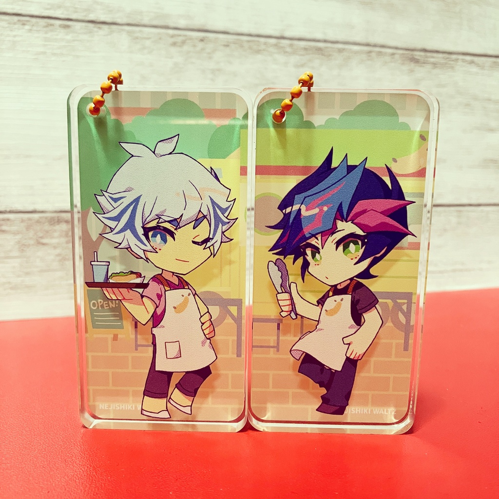 アクリルドミノキーホルダー