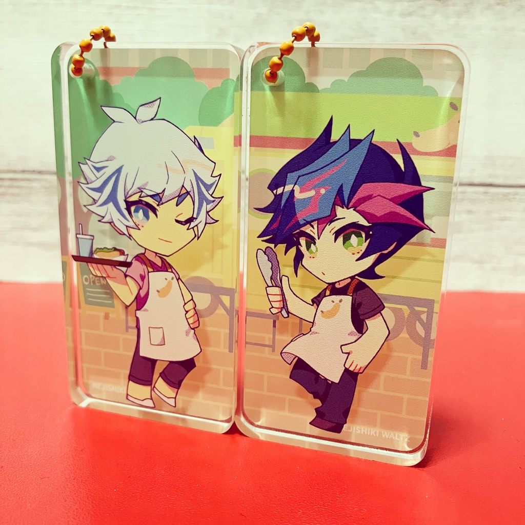 アクリルドミノキーホルダー