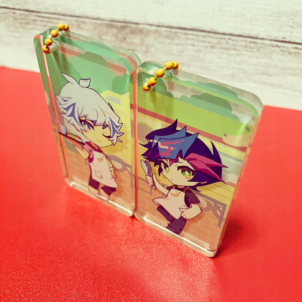 アクリルドミノキーホルダー