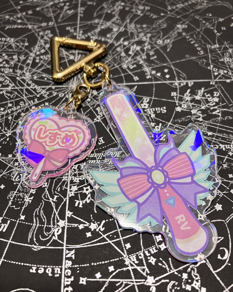 ペンライトアクキー&うちわチャーム