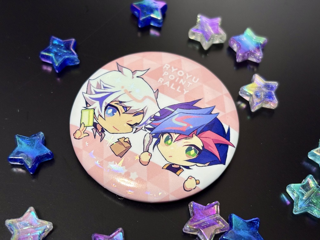 【ラリー企画】ホロ缶バッジ