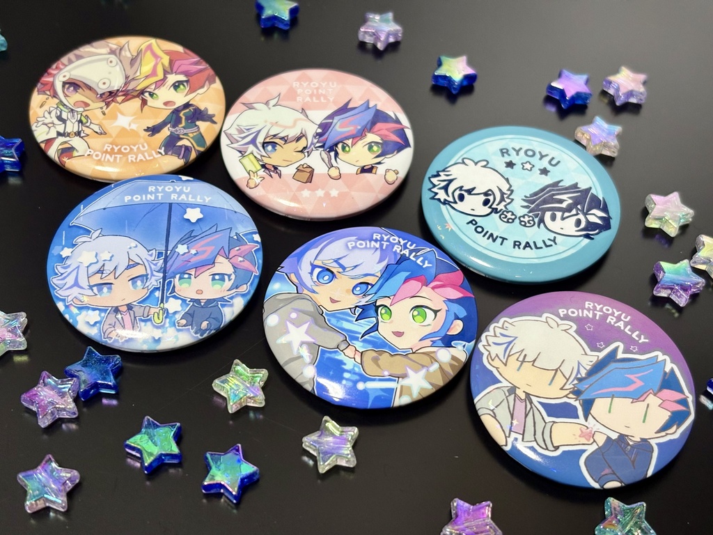 【ラリー企画】ホロ缶バッジ