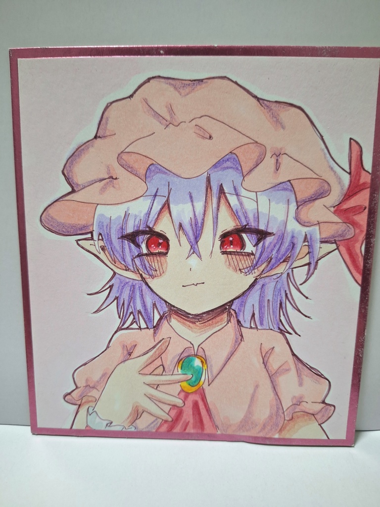 レミリア・スカーレット色紙