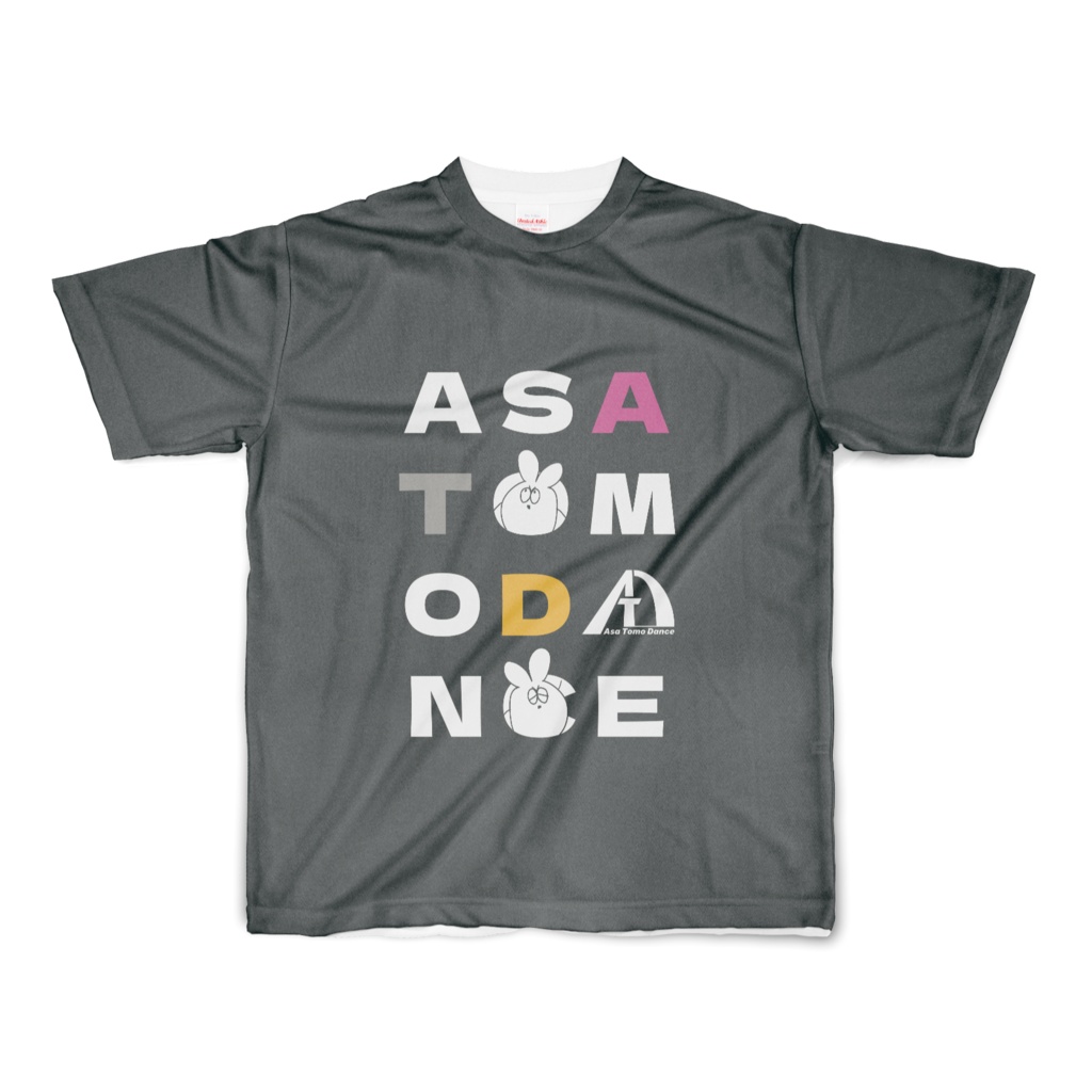 コラボTシャツ - 黒（ポリエステル）
