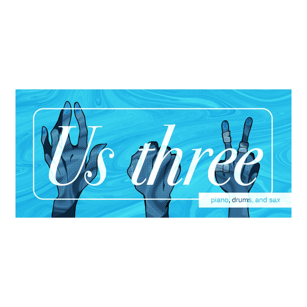 ステッカー／Us three