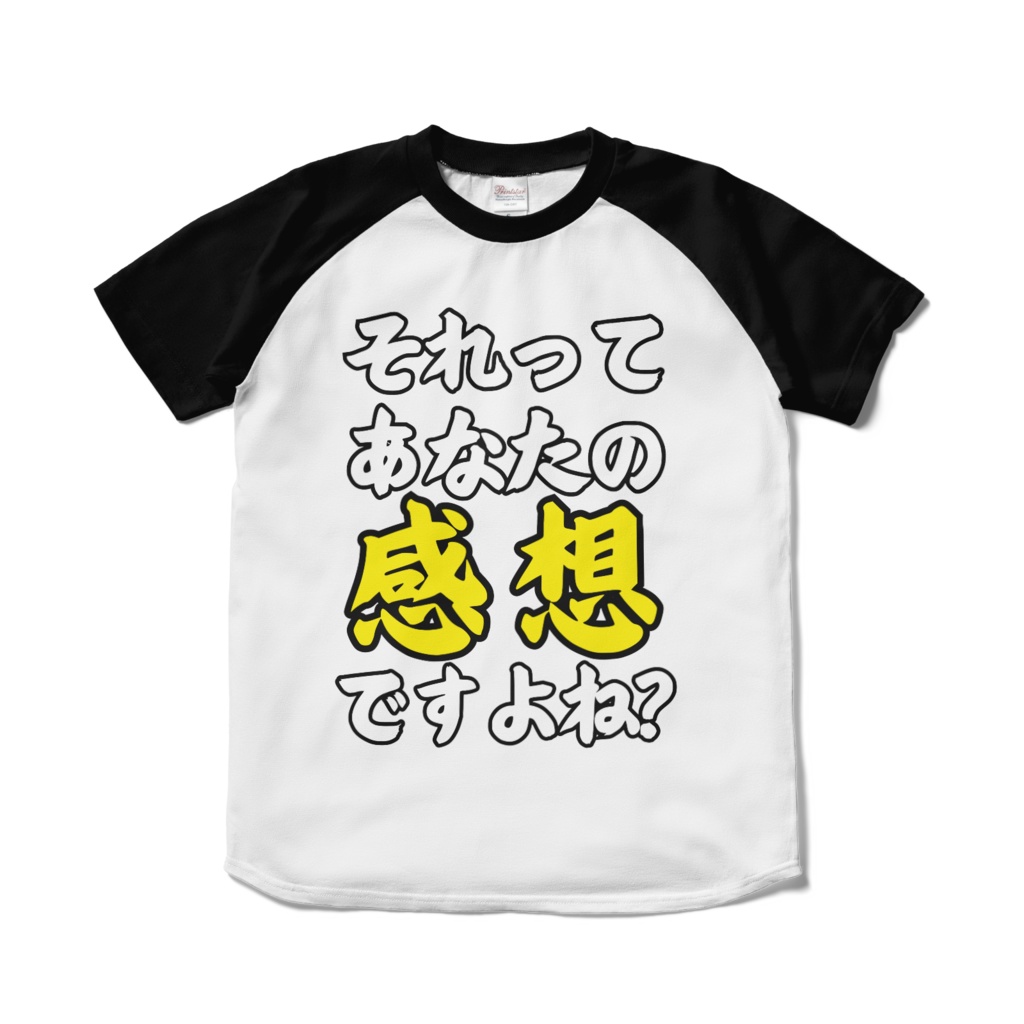 それってあなたの感想ですよね?ラグランTシャツ