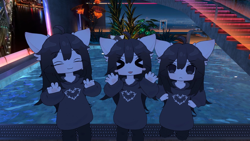 「Mocha」 VRChat Original 3D Model