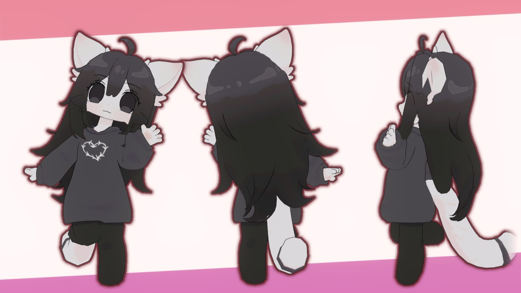 「Mocha」 VRChat Original 3D Model