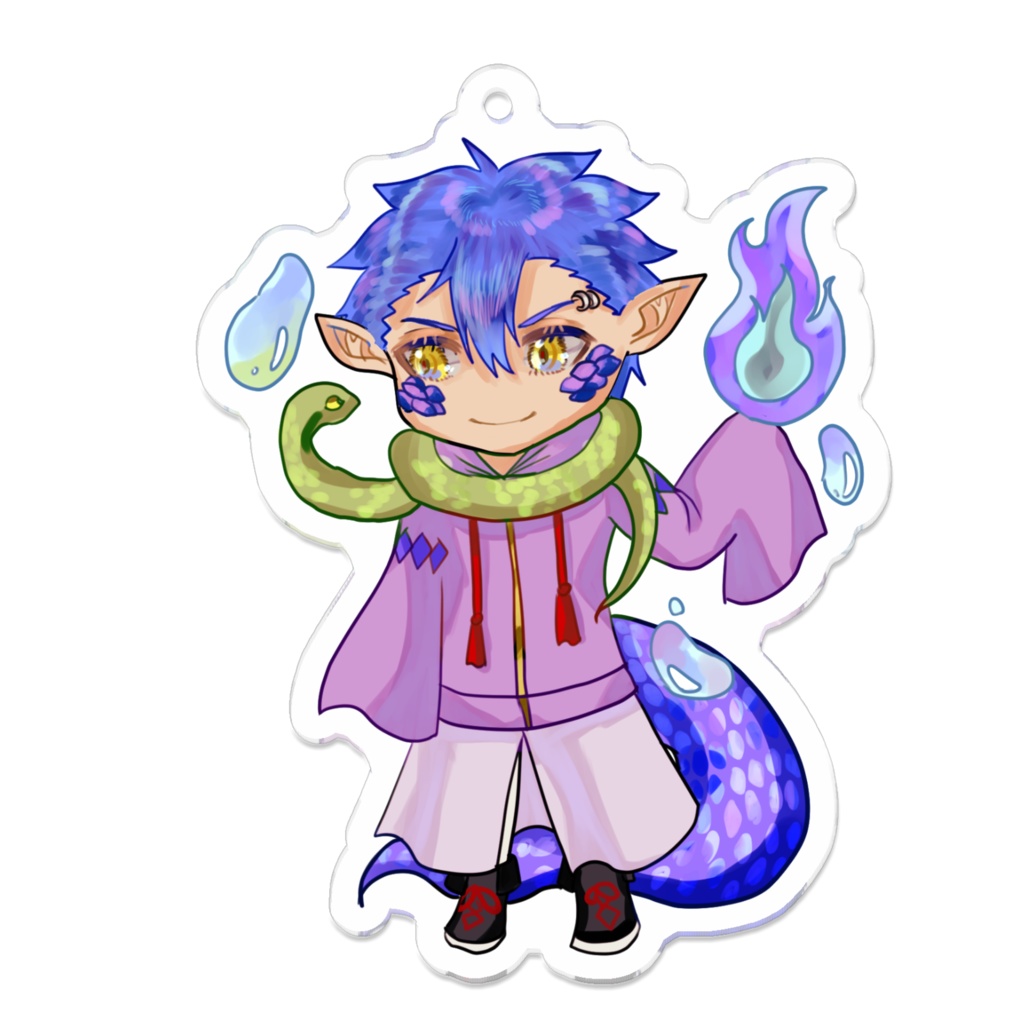 デフォルメアオアクキー