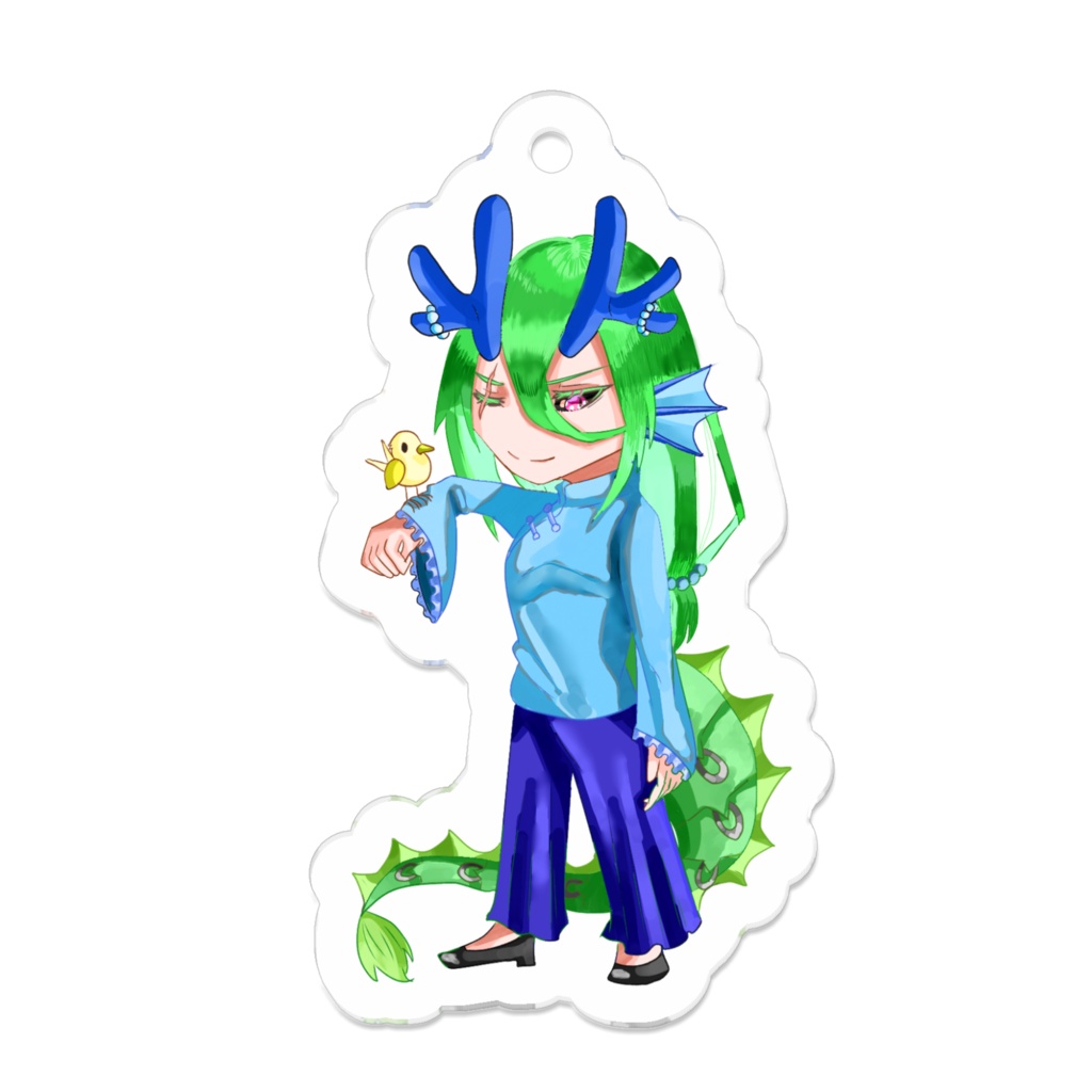 デフォルメ一目連アクキー