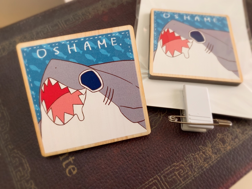 おしゃめのウッドバッチ