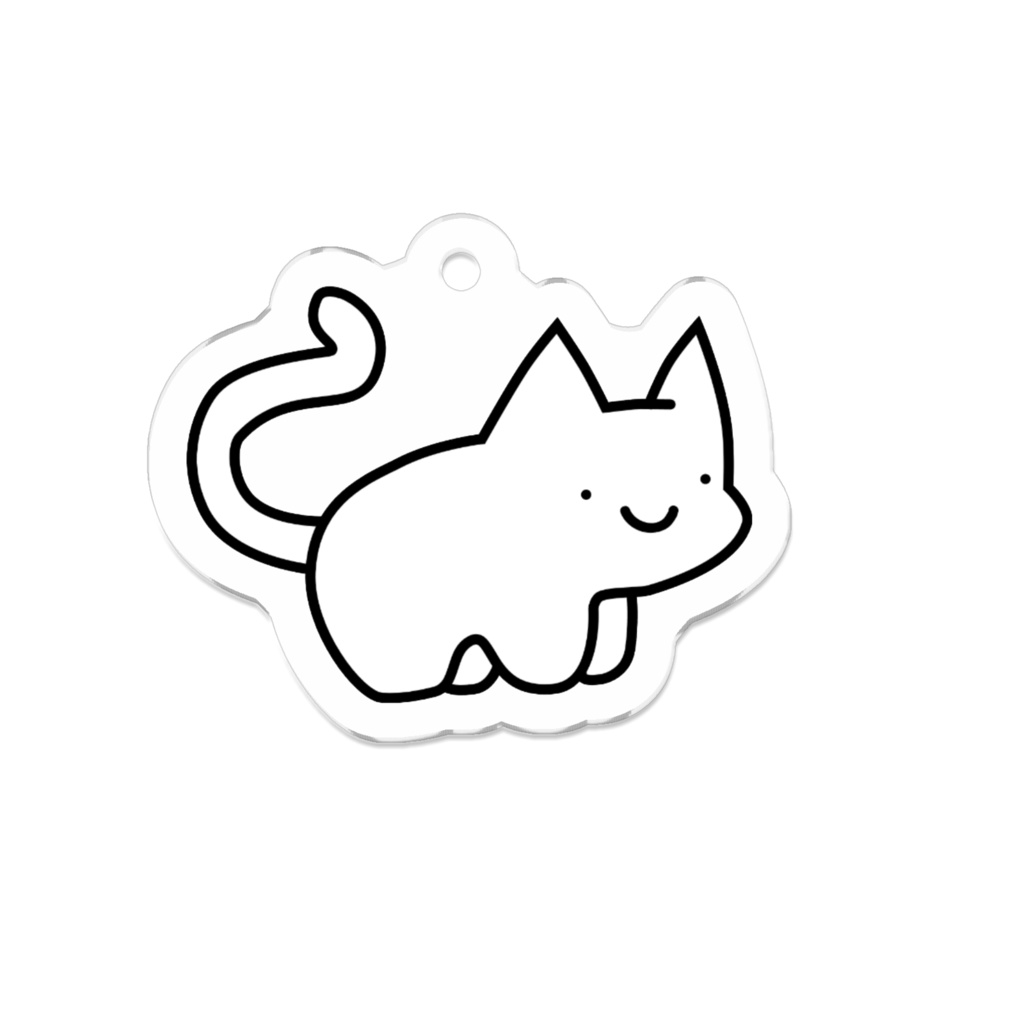 かわいいねこ　キーホルダー