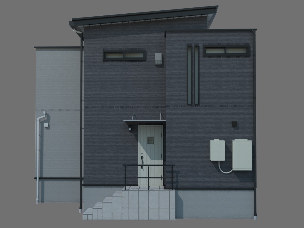 建築物3DCGアセット・一般住宅