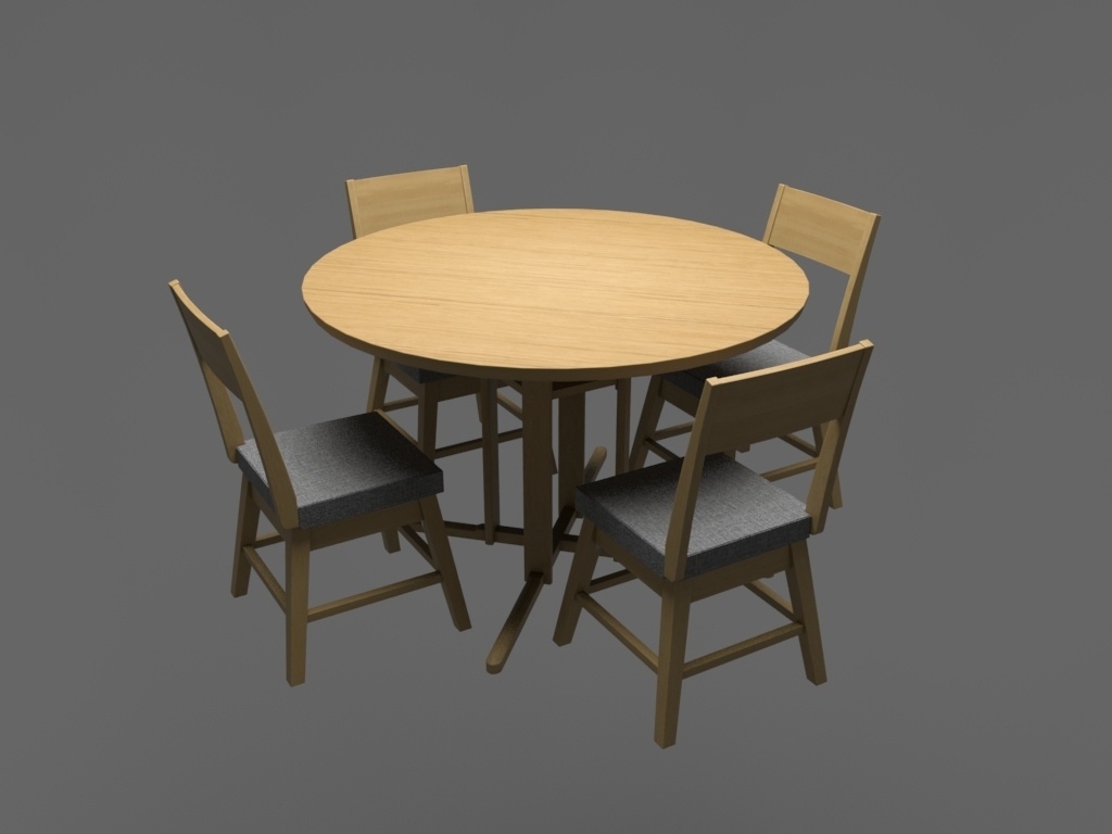 テーブル・椅子 3DCGアセット