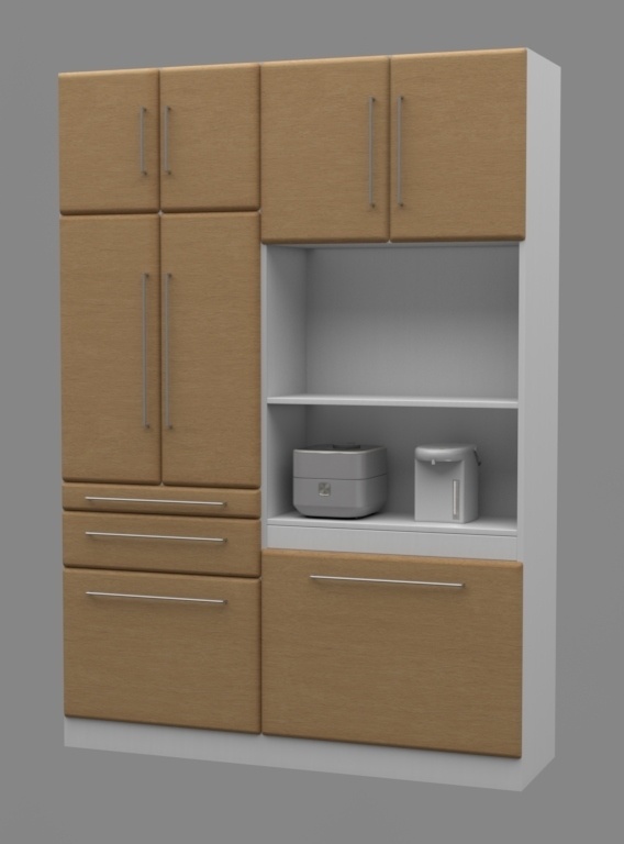 食器棚 3DCGアセット
