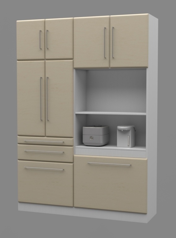 食器棚 3DCGアセット