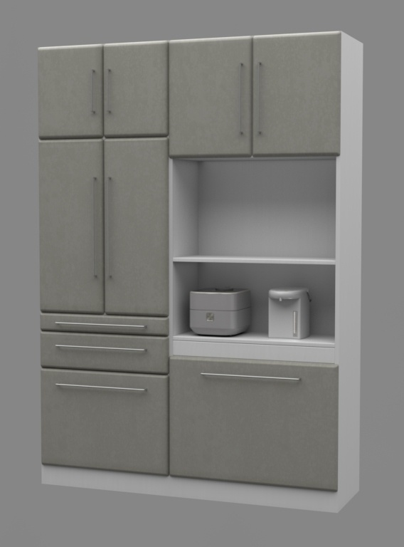 食器棚 3DCGアセット
