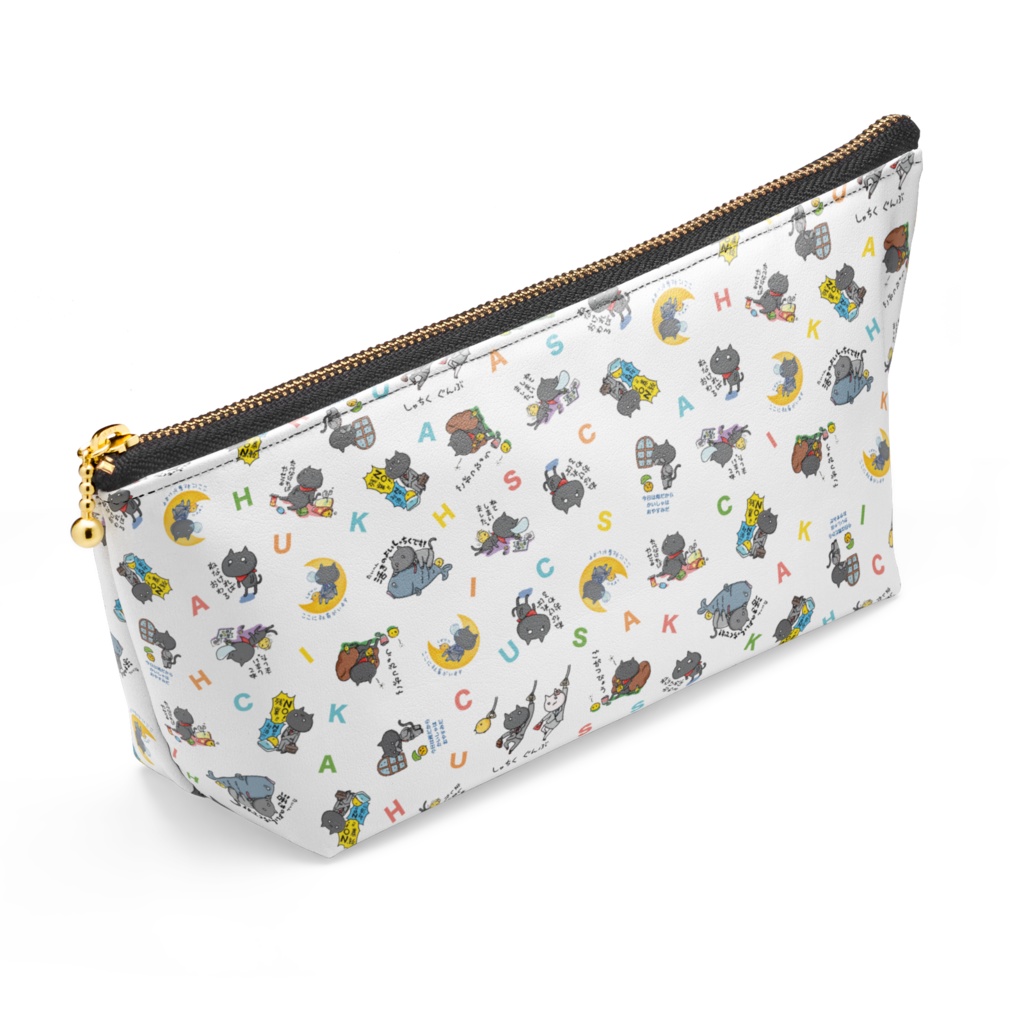 シャチクソウガラポーチ