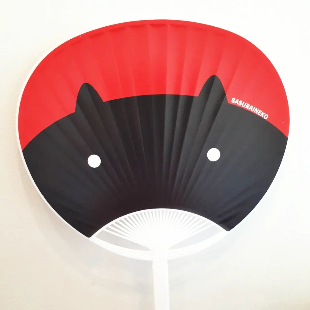 花火大会で配っていそうな柄のうちわ（小さ目サイズ）