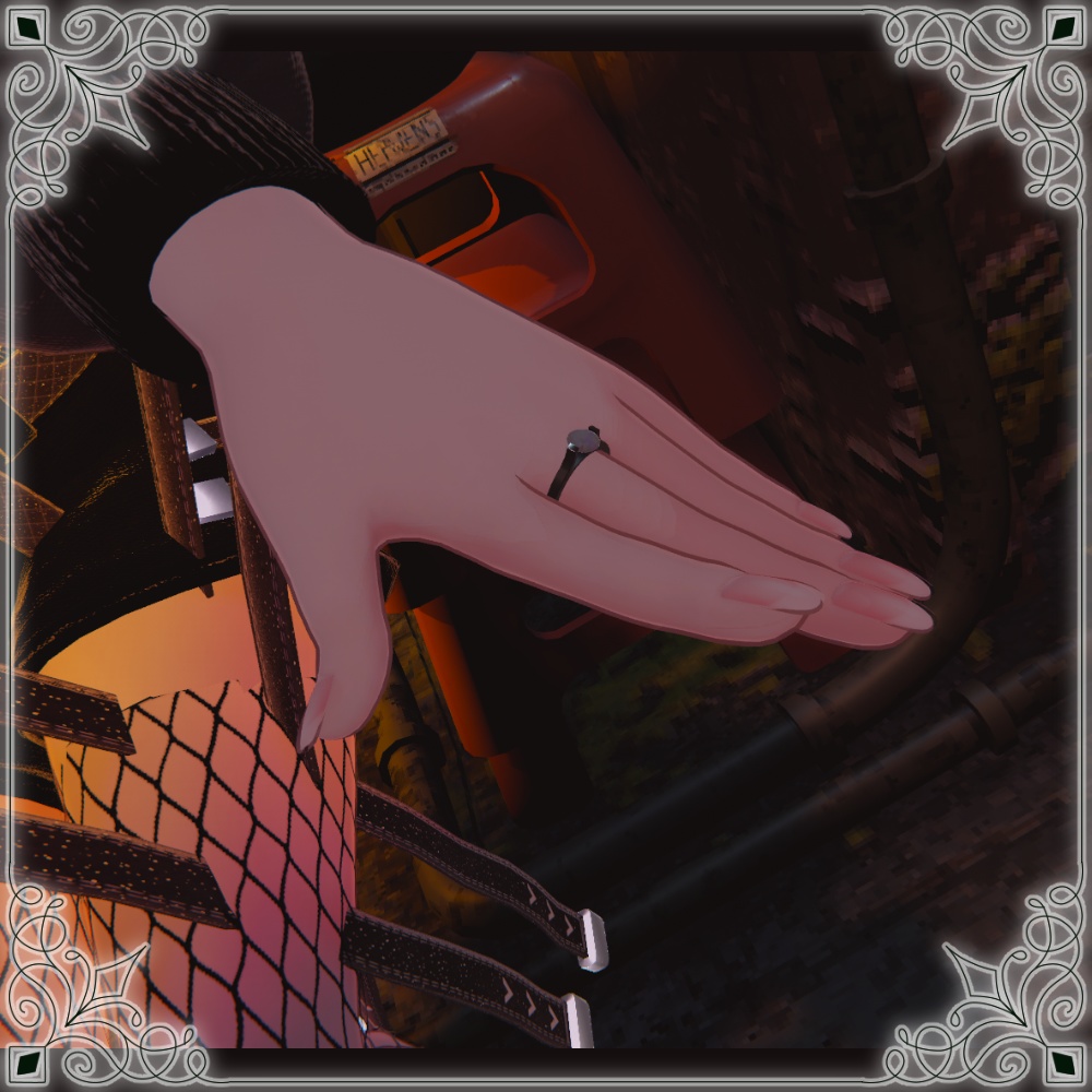 【モデル】一粒石リング【アクセサリー】