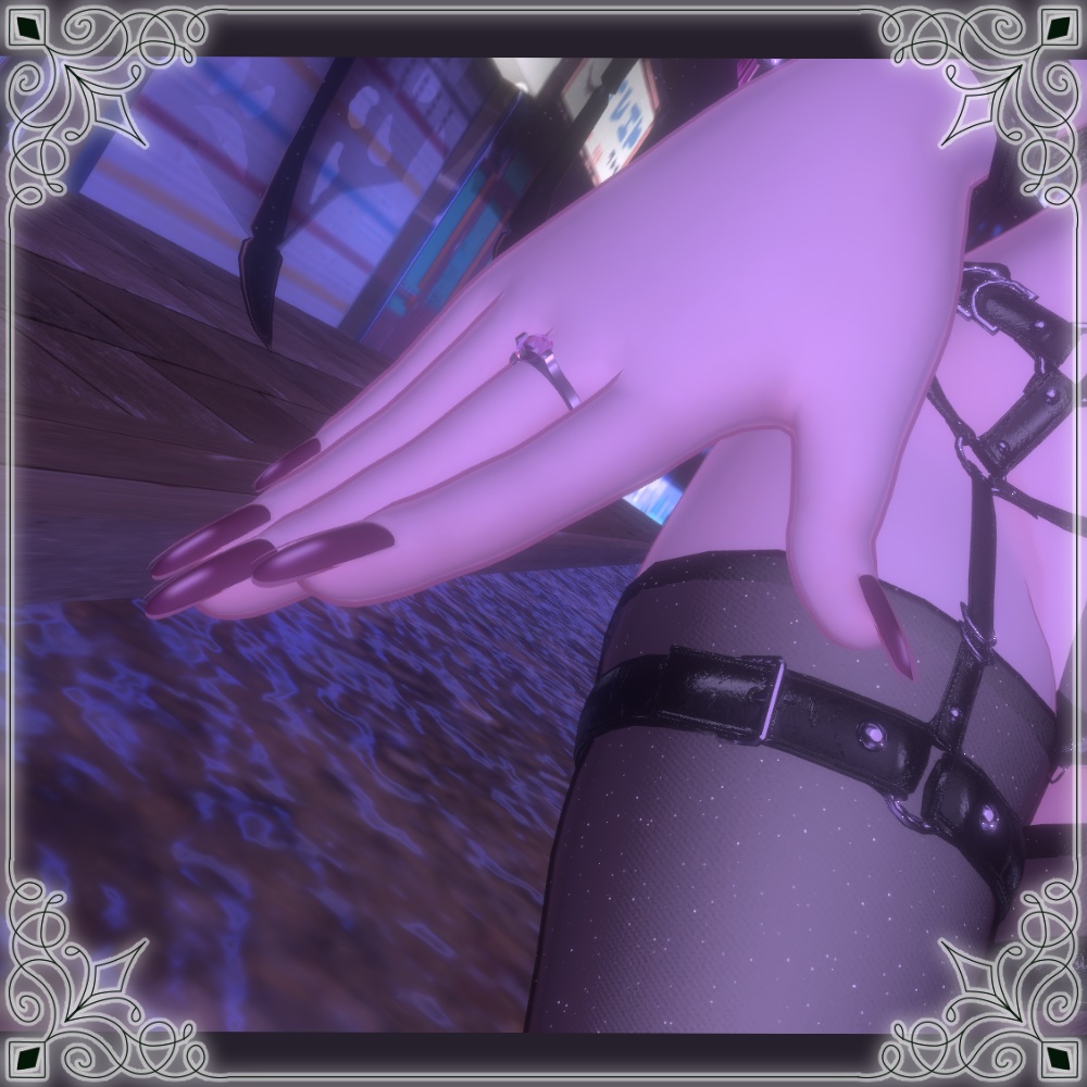 【モデル】一粒石リング【アクセサリー】