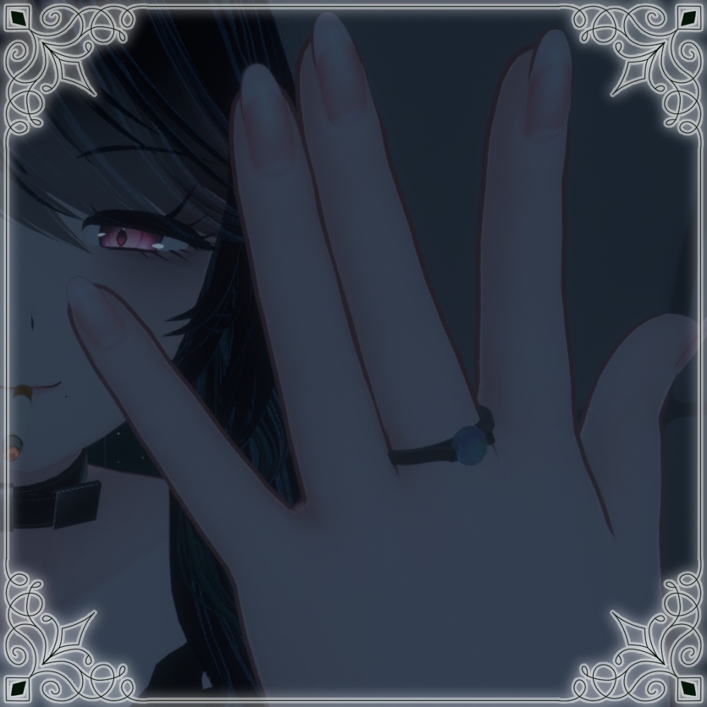 【モデル】一粒石リング【アクセサリー】