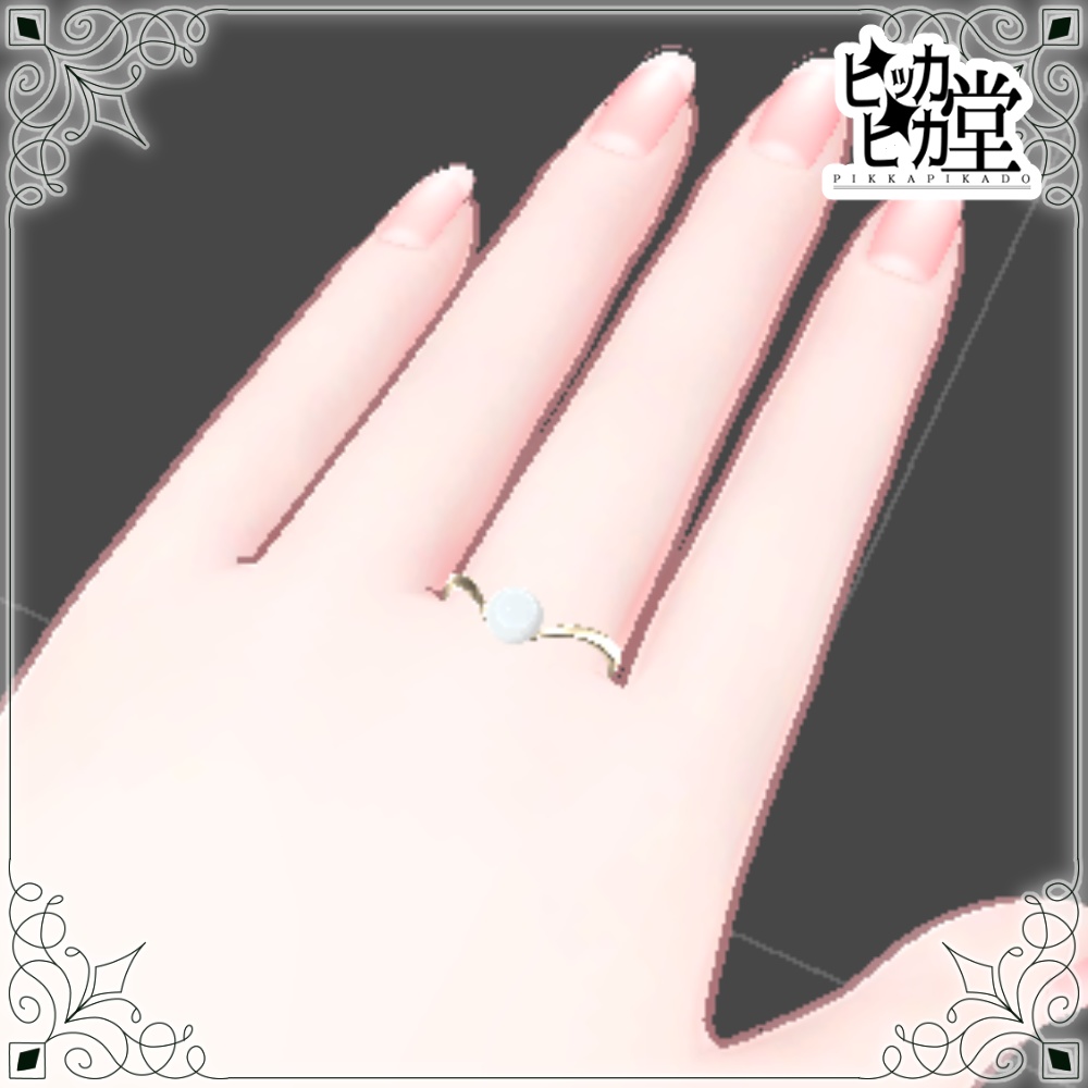 【8月企画_8/22】V字パールリング【アクセサリー】