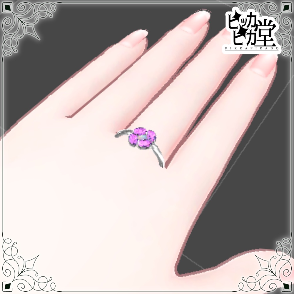 【8月企画_8/23】スライドフラワーリング【アクセサリー】