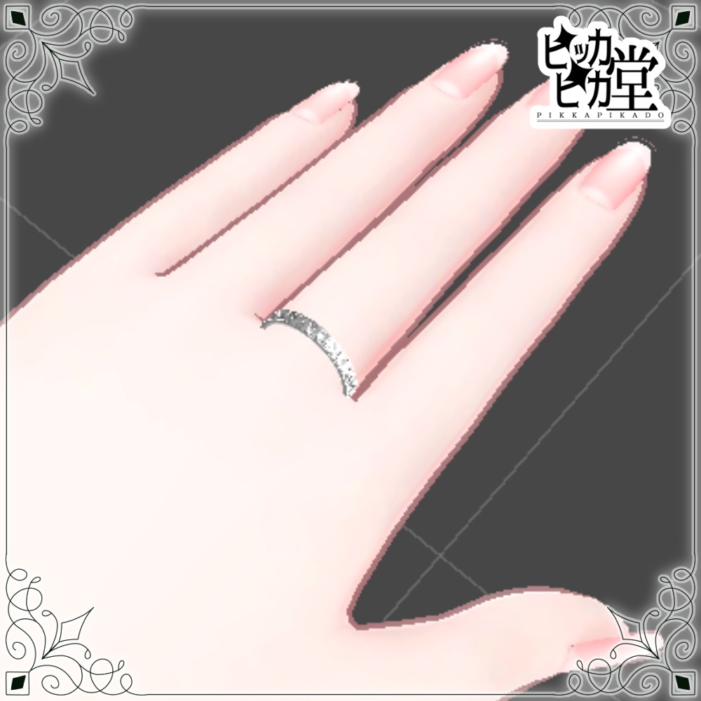 【8月企画_8/30】キラキラ彫りリング【アクセサリー】