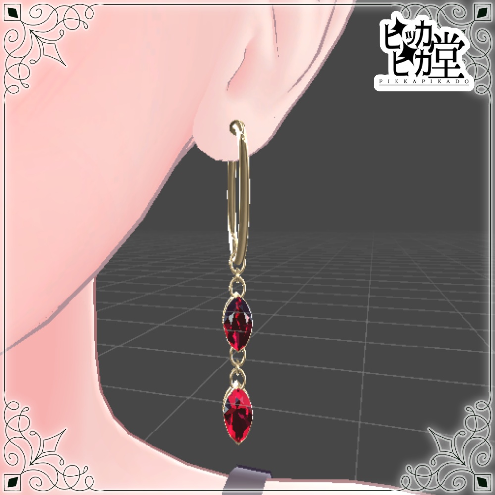 【8月企画_8/31】マーキスフープピアス【アクセサリー】