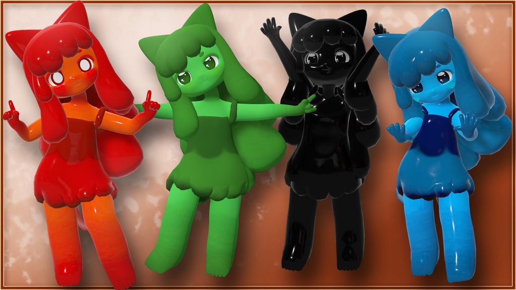 Flan - VRChat Avatar (Quest Compatible - Fallback) + Chibi