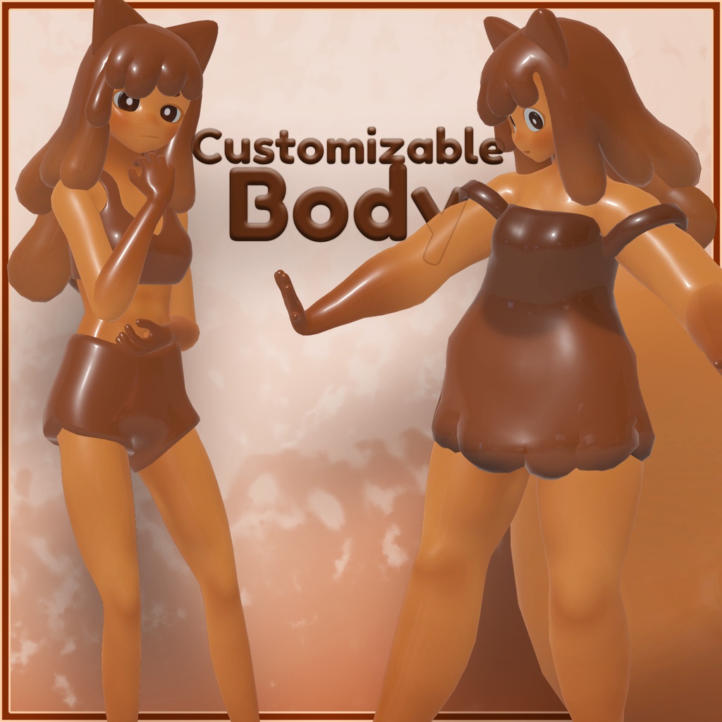 Flan - VRChat Avatar (Quest Compatible - Fallback) + Chibi