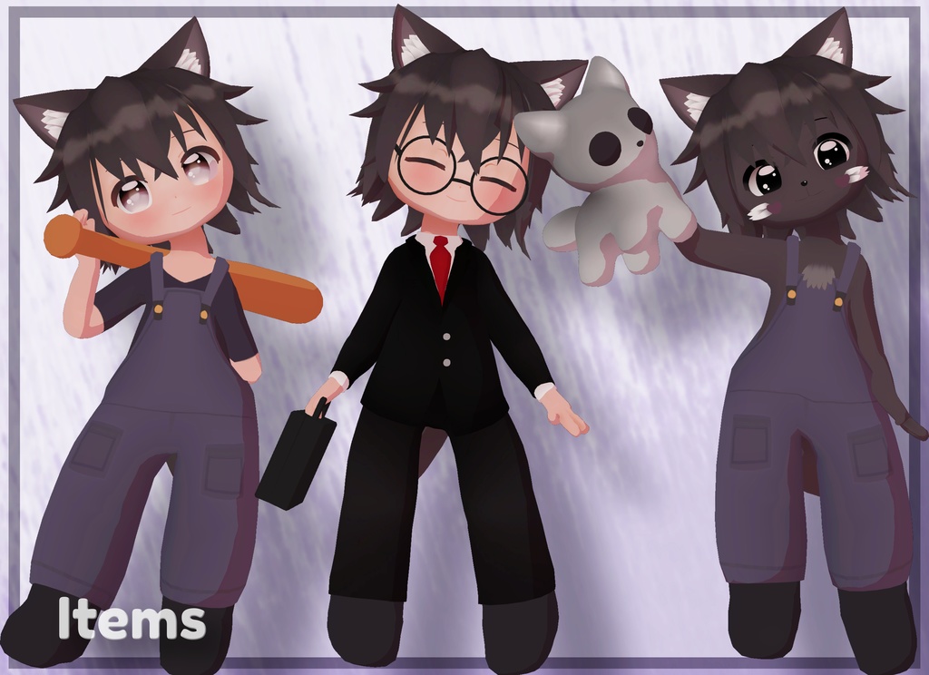 Liam the Werewolf (VRChat Avatar - Quest Compatible - Base)